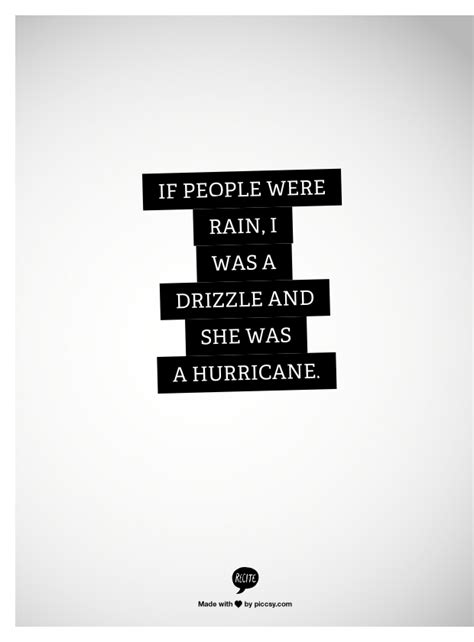 Neverknewandneverwill If People Were Rain I Was A Drizzle And She Was