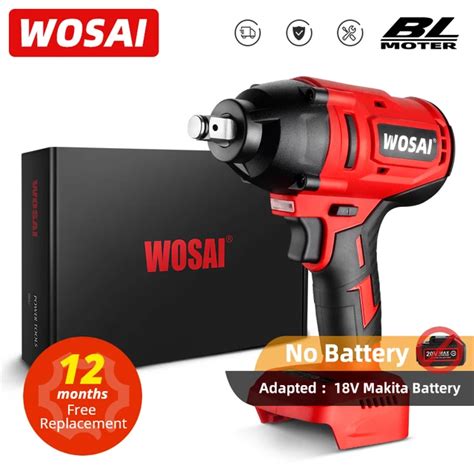 Wosai Mt Series Electric Wrench V Brushless Motor Impact Off