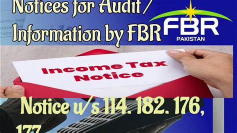 How To Reply Fbr Income Tax Sms Notice Us114 182 176 And 177 Notices For Audit File