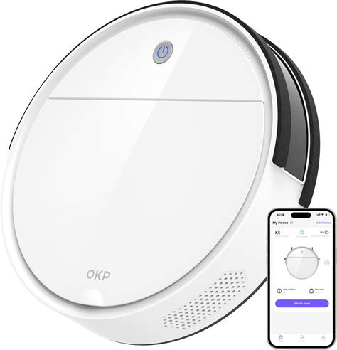 OKP K5 Robot Vacuum Cleaner 120Mins Runtime Compatible With Alexa APP