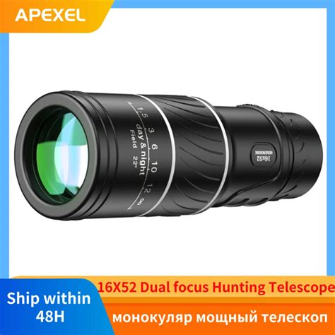 Apexel Powerful Monocular Telescope X Long Range Hd Spotting Scope