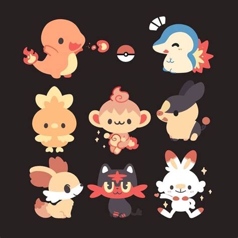 Pokemon Fire Starters Wallpaper Cute Pokemon Wallpaper Cute Pokemon