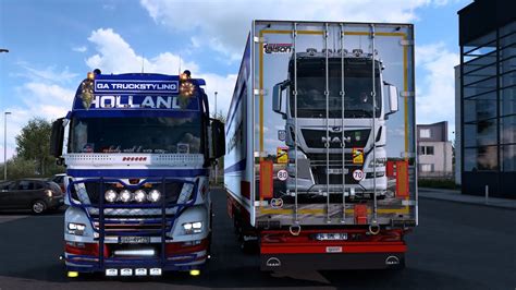 Promods MAN By Gloover Tuned Custom Skin Talson Trailer Skinned