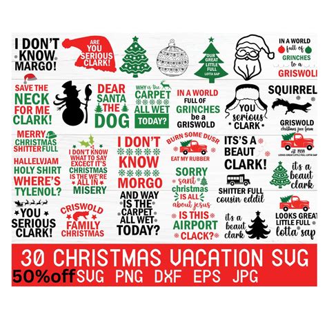 Christmas Vacation Svg Bundle Christmas Svg Are You Serious Clark