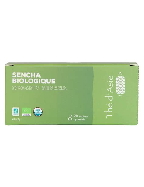 Thé vert de Chine Bio Sencha Infusette 20x2g