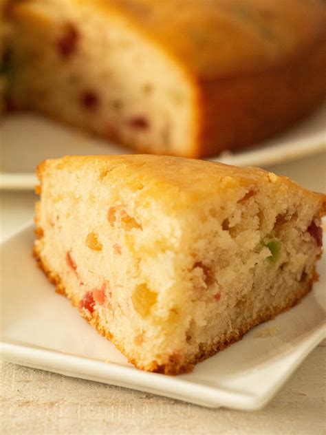 Eggless Tutti Frutti Cake Veenas Vegnation