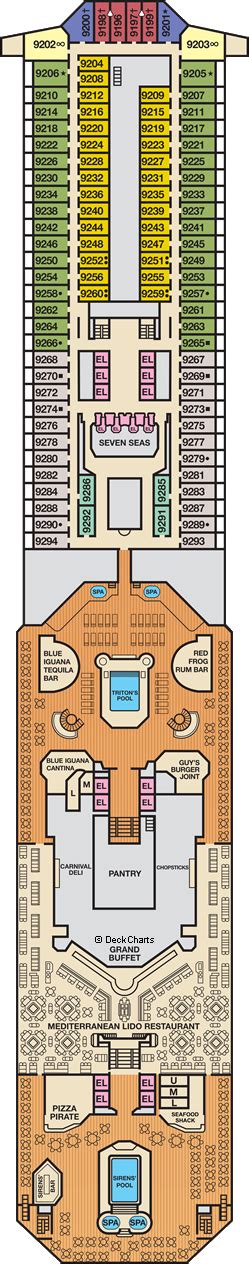 Carnival Victory Floor Plan | Floor Roma