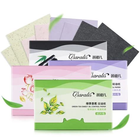 80 pcs Oil Blotting Sheets Facial Absorbent Paper Oil Absorbing Sheet ...