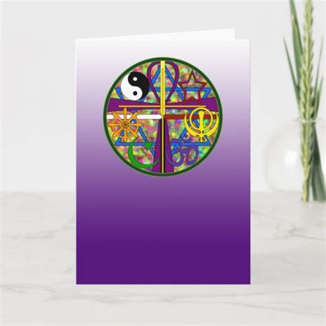 Unity Spiritual Symbols Card | Zazzle.com