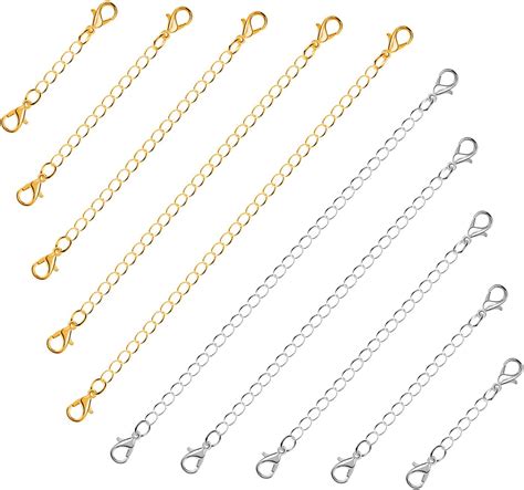 Chain Extenders For Necklaces Anezus Pcs Jewelry Extenders For