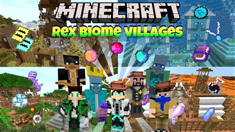 ADDON MOD REX BIOME VILLAGES Cực Kì Hay Thêm Công Trình Items Mới