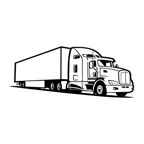 Truck Silhouette Vector