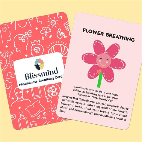 Mindfulness Breathing Cards Blissmind Wellness Box