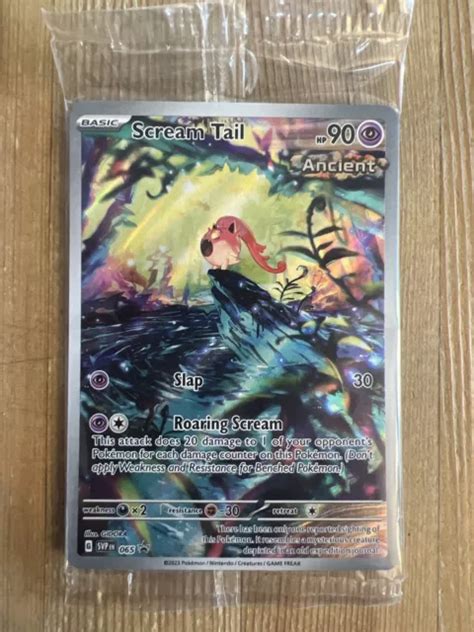 POKÉMON CARD Scream Tail SVP 065 Paradox Rift ETB Promo Sealed 7