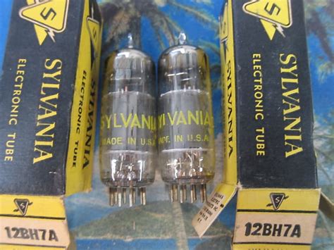 Vintage Nos Sylvania Bh A Tubes Usa Boxs S Ex Sound Reverb