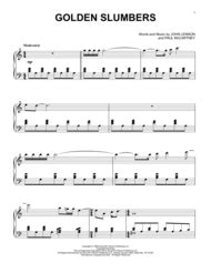 Golden Slumbers Official Sheet Music Download - Mike Rizk | Music | MikeRizk.com