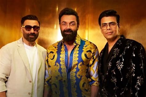 Karan Johar Sunny Deol And Bobby Deol Speak From The Heart On Koffee