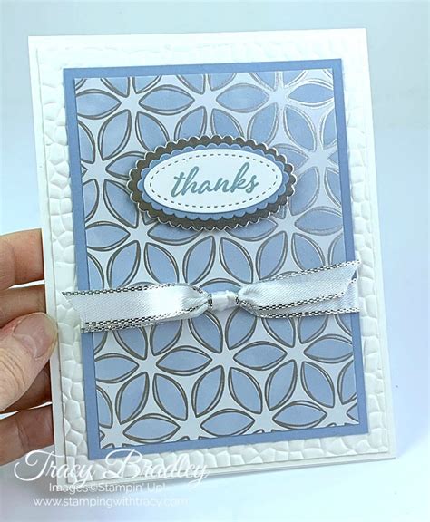 Seaside Spray Flowering Foils Stamping With Tracy