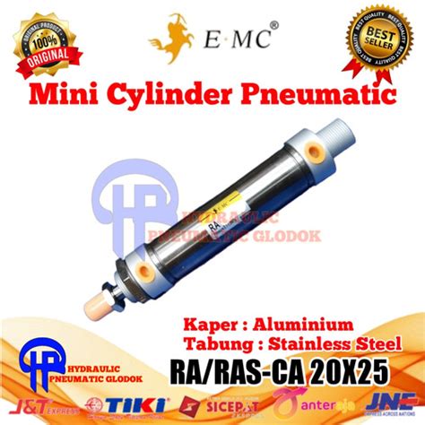 Jual Mini Cylinder Pneumatic Ra Ras Ca X Emc Jakarta Barat