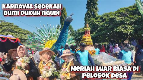 Meriahnya Karnaval Sedekah Bumi Dukuh Ngudi Kalangan Blora Luar Biasa