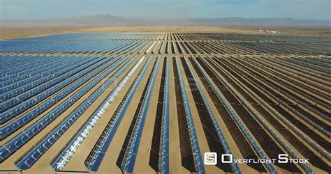 OverflightStock Ouarzazate Solar Power Station Also Called Noor