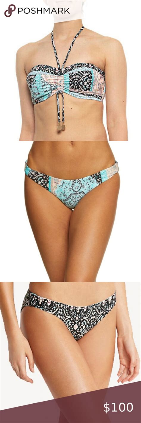 NWT 180 US 4 DD US 6 MOROCCAN MOON BIKINI Bikinis High Neck