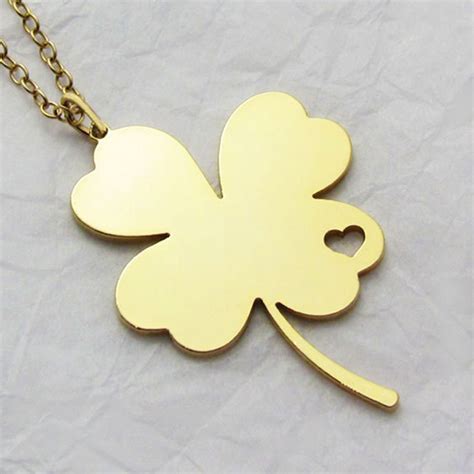 Four-leaf Clover Necklace - Etsy