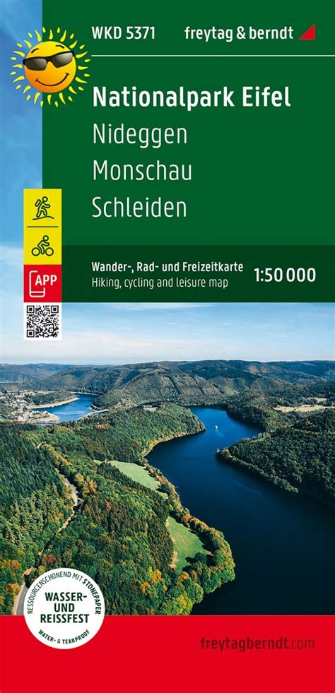 Natinalpark Eifel Rad Wanderkarte 1 50 000 WKD 5371