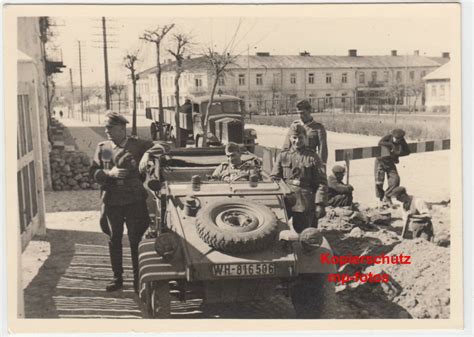 Original Foto Wehrmacht Fahrzeug K Belwagen Kenn Postimages