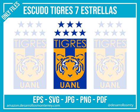 Tigres 7 Estrellas UANL Monterrey Nuevo Leon Futbol Liga Mx