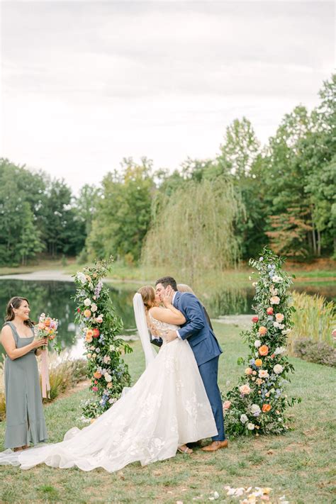 A Color Loving Bride Gets Married on a Flower Farm!