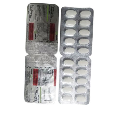 Ciprofloxacin Floxip 500 Mg Tablets Prescription Packaging Type Box