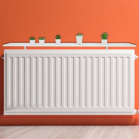 White Radiator Shelves Including Easy Fit Brackets Shelf Sizes 120cm New Ebay