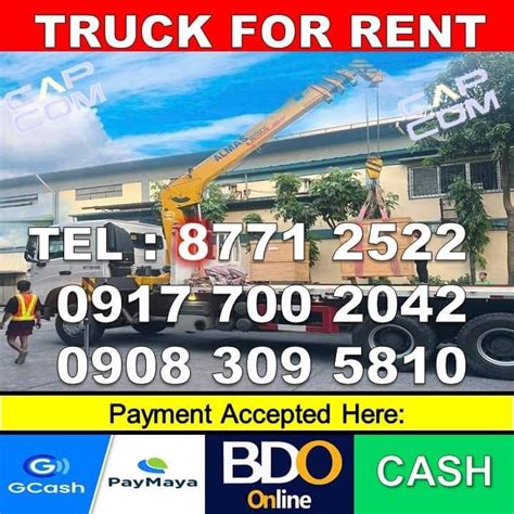 boomtruck boom truck for rent boom truck rental on Carousell