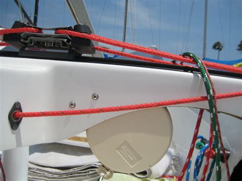 Installing Spinnaker Halyard Usita Tempest Long Beach