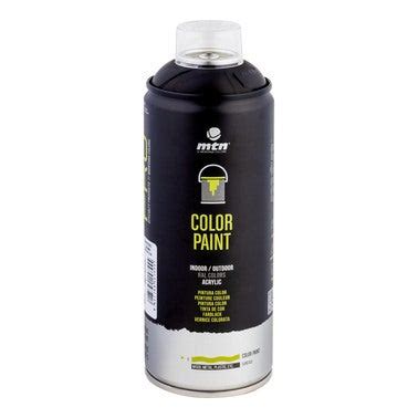 Espray Pintura Satinado Ml Negro Obramat Bricomart