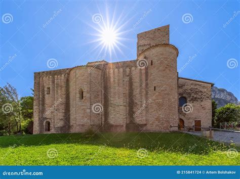 Abbey Of San Vittore Alle Chiuse Near Grotte Di Frasassi Caves Genga