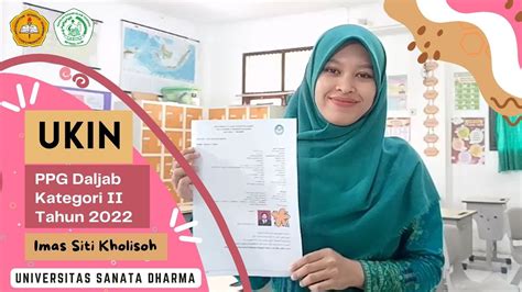 Video Ukin Ppg Daljab Kategori Ii Tahun 2022 Universitas Sanata Dharma Imas Siti Kholisoh