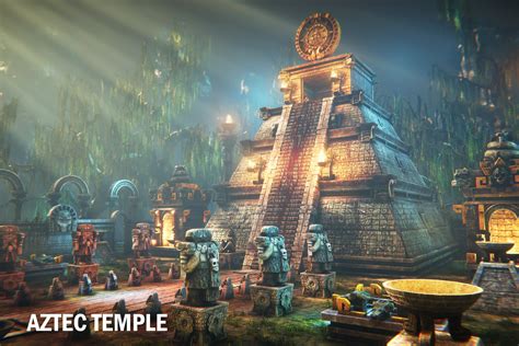 Aztec Temple 3d 梦幻 Unity Asset Store