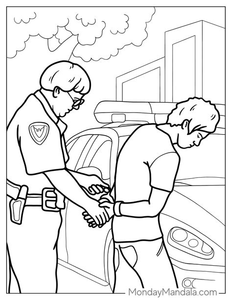 26 Police Coloring Pages Free Pdf Printables