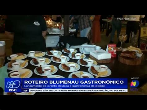 Roteiro Blumenau Gastronômico lançamento do evento destaca a