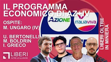 Il Programma Economico Di Italia Viva E Azione YouTube