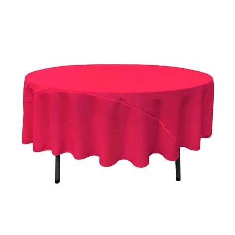 90 Fuchsia Polyester Round Tablecloth Ifabric