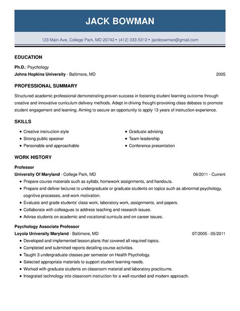 Cv Title Sample Resume Examples Job Industry Title Responsibilities Resumes Livecareer Human Hr