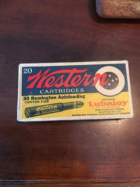 30 Remington vintage ammo