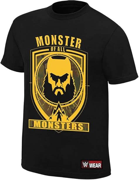 Wwe Braun Strowman Throw Hands Authentic Youth T Shirt M Amazon De