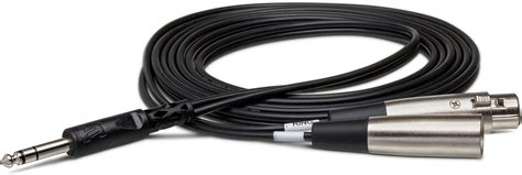 Hosa Src Inch Trs To Xlr M And Xlr F Insert Cable