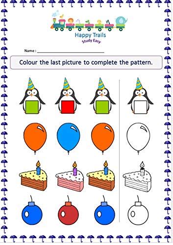 Happy Trails Maths Worksheets For Lower Kg All In One Set Of