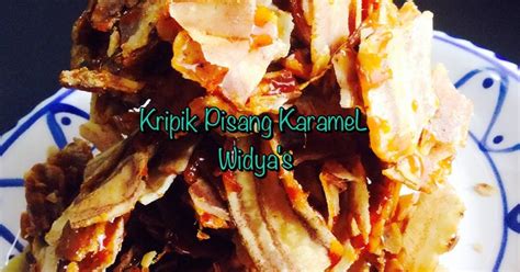 Resep Kripik Pisang Karamel No Repot Oleh Widya Wulansari Dapur Widya