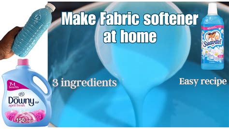 Make Fabric Softener At Home Save Money Or Sell Chemicals Fabricsoftener Youtube